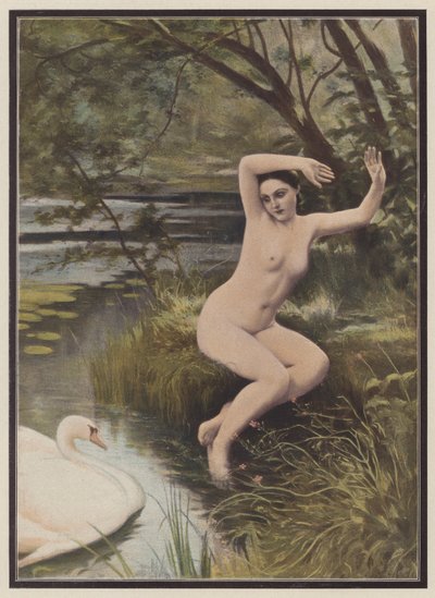 Leda, Spartan Princess from Greek Mythology by Albert (after) Aublet