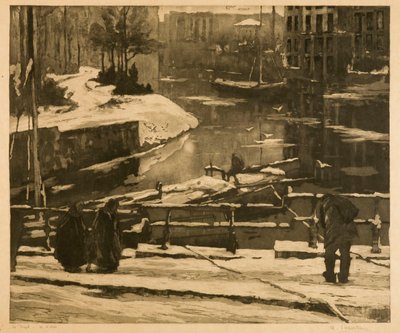 The Thaw in Ghent by Albert Baertsoen