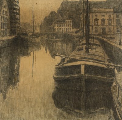 Ghent by Evening by Albert Baertsoen