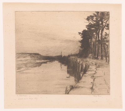View of a Quay by Albert Baertsoen