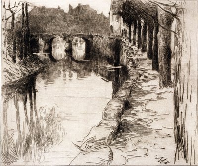 Old Quay by Albert Baertsoen
