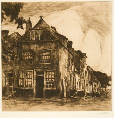 Zeeland Houses (Old Houses in Middelburg) by Albert Baertsoen