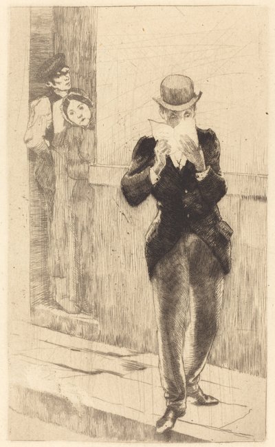 The Letter to Madame Henry by Albert Besnard