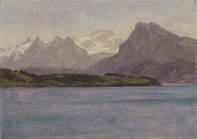 Alaskan Coast Range by Albert Bierstadt