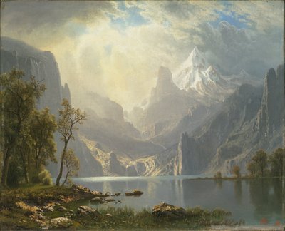 In the Sierras / Lake Tahoe by Albert Bierstadt