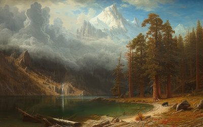 Mount Corcoran. c. 1876-77 by Albert Bierstadt