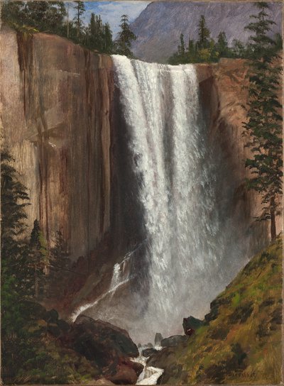 Vernal Falls by Albert Bierstadt
