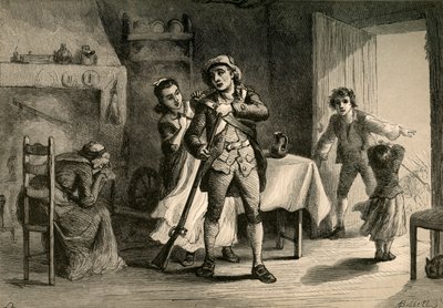 A Minute Man Preparing for War by Albert Bobbett