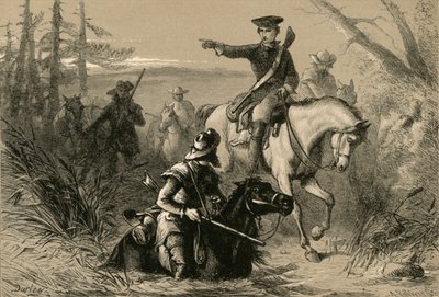 Major Washington on His Mission to the French Commander by Albert Bobbett