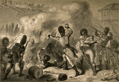 The British Repulsed at Fort Stephenson by Albert Bobbett