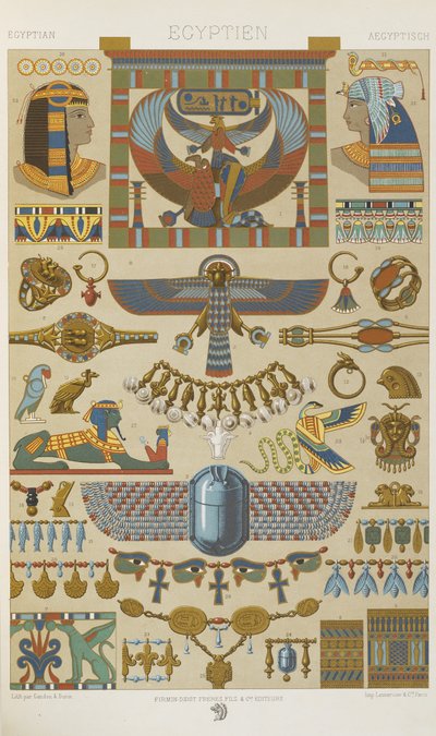 Egyptian, plate 4 from 