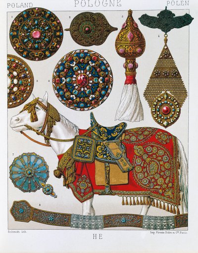 Polish Ornaments, Horse Hussars, from Schmidt