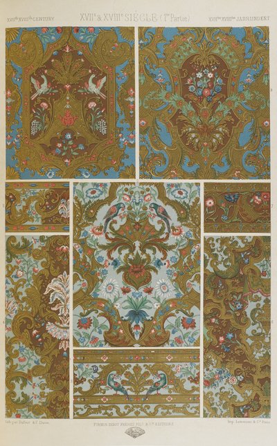 XVII and XVIII Centuries, plate 86 from 