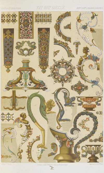 XVI and XVII Centuries, plate 62 from 