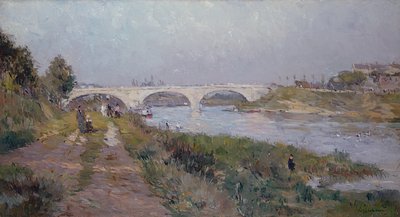 The Bridge over the Marne at Charenton by Albert Charles Lebourg