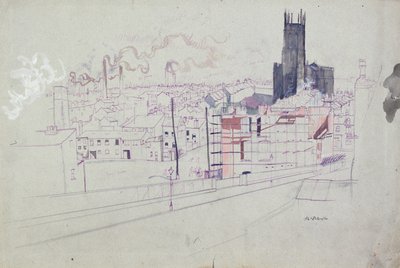 Industrial City (Leeds) by Albert Daniel Rutherston