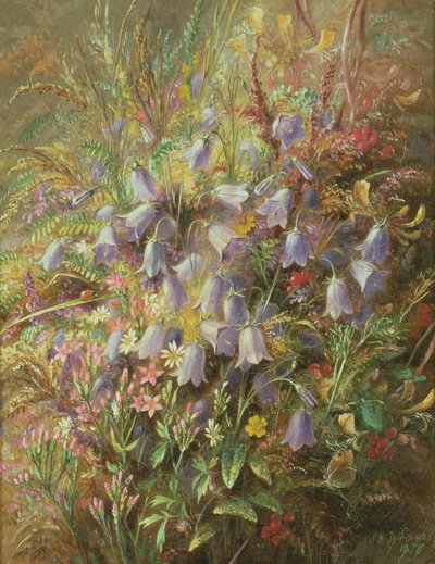 Harebells and Other Woodland Flowers and Grasses by Albert Durer Lucas