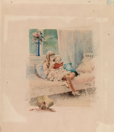 Dear Friends III (Berta and Capi) by Albert Edelfelt