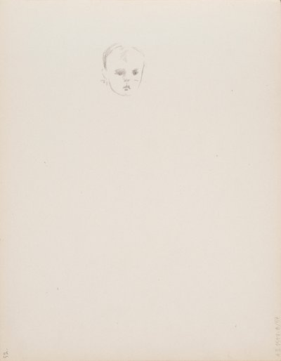 Head of a Child by Albert Edelfelt