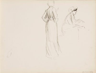 Character Sketches by Albert Edelfelt