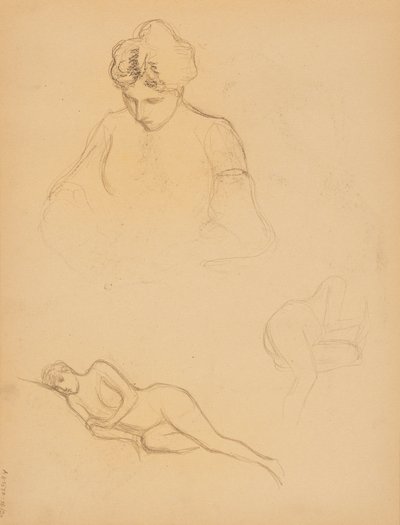 Character Sketches by Albert Edelfelt
