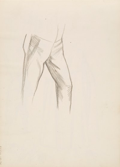 Lower Body of a Man by Albert Edelfelt