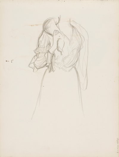 Female Figure (Mme Flore Deschamps?) by Albert Edelfelt