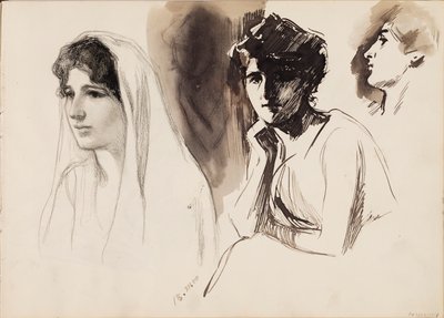 Figures by Albert Edelfelt