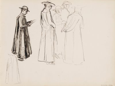 Clergy by Albert Edelfelt