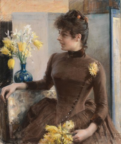 Parisienne by Albert Edelfelt