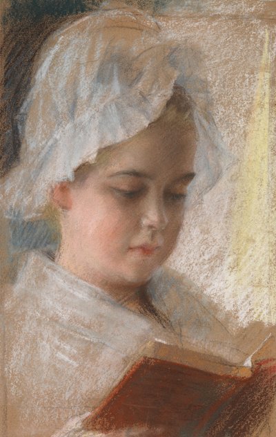 Portrait of Berta Edelfelt, Study by Albert Edelfelt