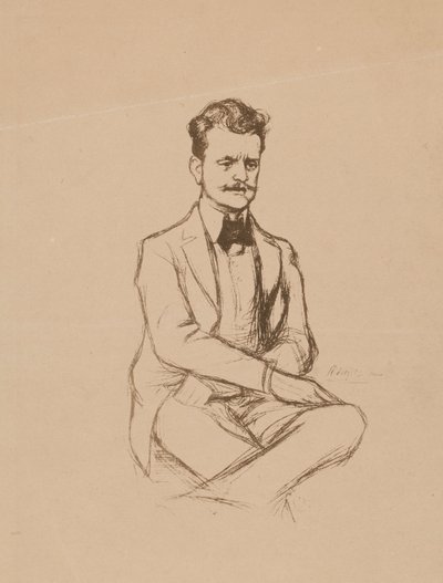 Portrait of Jean Sibelius by Albert Edelfelt