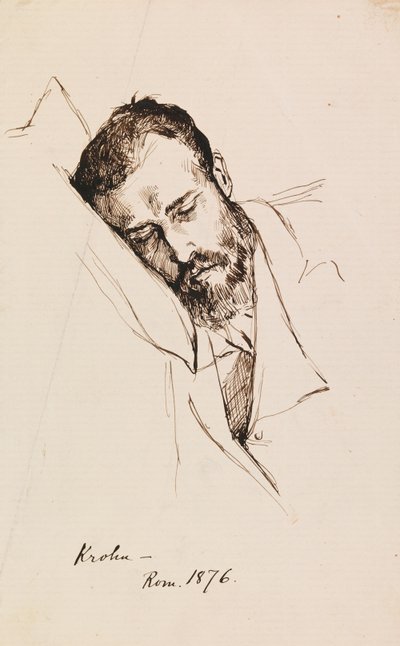 Portrait of Pietro Krohn by Albert Edelfelt