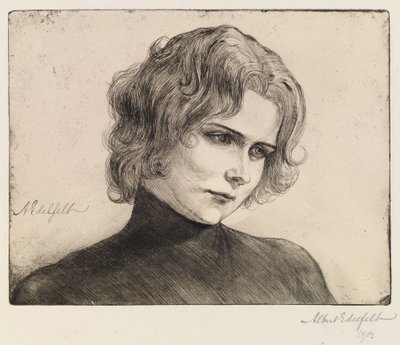 Portrait of the Actress Elli Grahn-Niska by Albert Edelfelt
