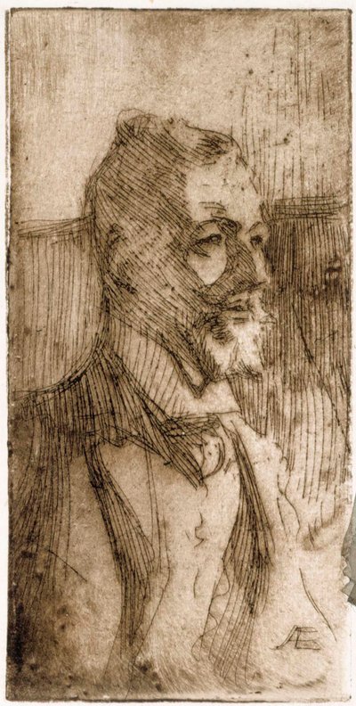 Portrait of the Artist A. W. Finch by Albert Edelfelt