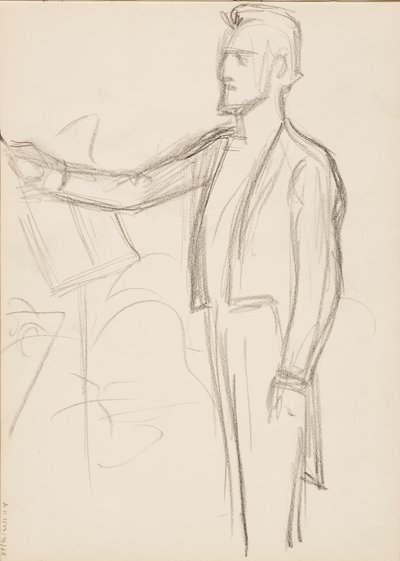 Robert Kajanus, Sketch for a Portrait by Albert Edelfelt