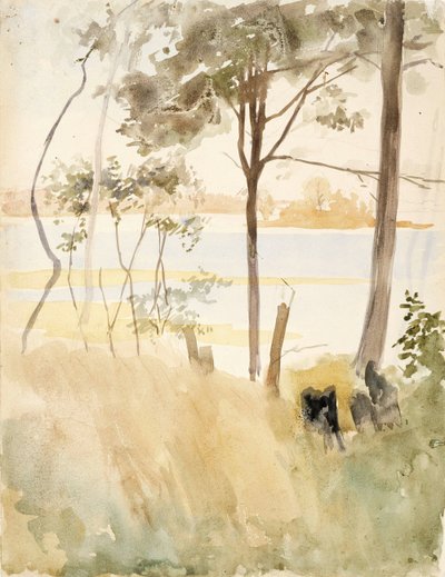Seashore at Haikko in Autumn by Albert Edelfelt