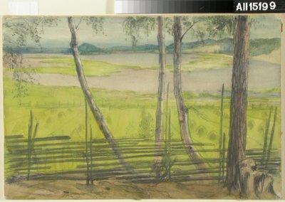 Summer Landscape by Albert Edelfelt