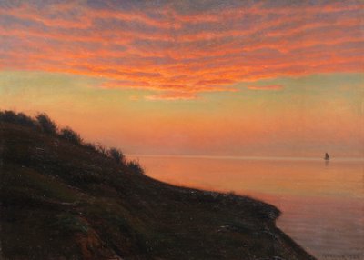 Evening Mood on the Danish Coast, 1920 by Albert Edvard Wang