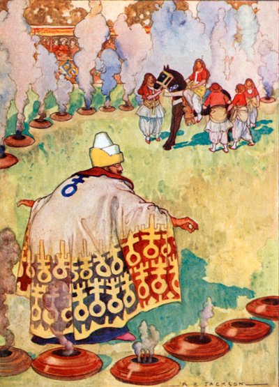 Cast Handfuls of Incense into the Braziers by Albert Edward Jackson