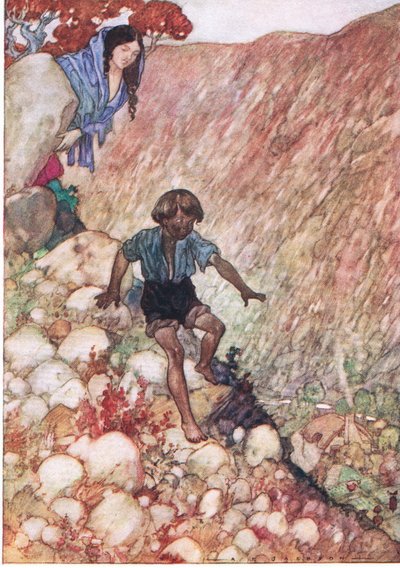 Down he went like the brave little man as he was, from The Water Babies by Albert Edward Jackson