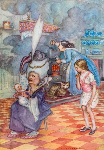 Illustration for Alice in Wonderland by Albert Edward Jackson