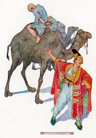 Mounted Each on a Camel, Faces Towards the Tail by Albert Edward Jackson