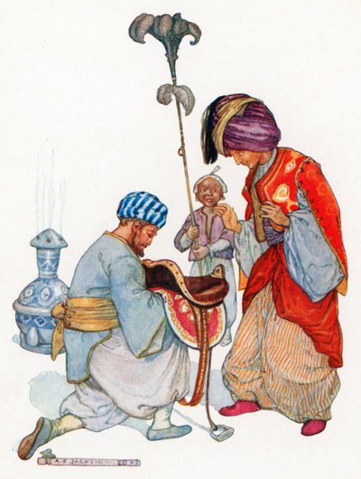 Sindbad Presented Them to the King by Albert Edward Jackson