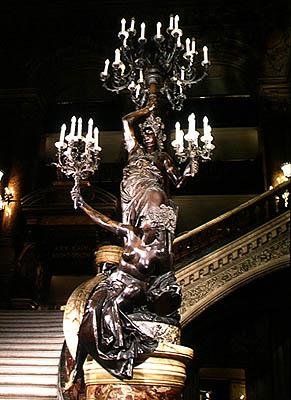 Torchere from the Grand Staircase by Albert Ernest Carrier Belleuse