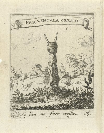 Landscape with Tree Stump by Albert Flamen