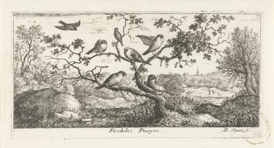 Landscape with Snipes by Albert Flamen