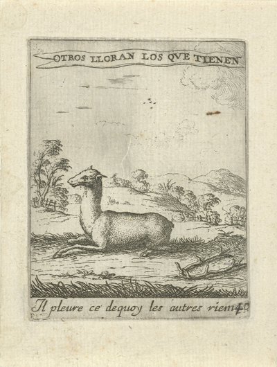 Lying Deer by Albert Flamen