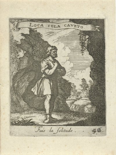 Man by a Cave by Albert Flamen