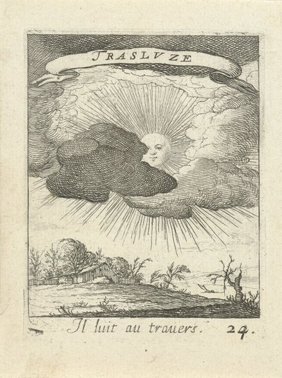 Sun Behind Clouds by Albert Flamen